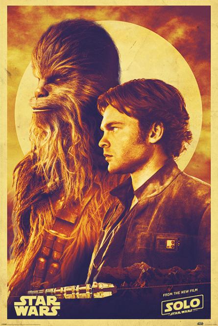 Хан Соло: Звёздные Войны (Хан и Чуи) / Solo: A Star Wars Story (Han and Chewie) (ps-00786) Постер/Плакат - Стандартный (61x91.5см)