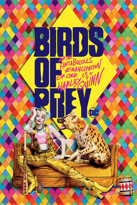 Хищные Птицы (Гиена Харли) / Birds Of Prey (Harley's Hyena) (ps-001734) Постер/Плакат - Стандартный (61x91.5см)