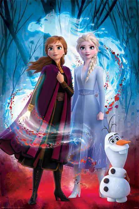 Холодное Сердце 2 (Управляемый Дух) / Frozen 2 (Guided Spirit) (ps-001740) Постер/Плакат - Стандартный (61x91.5см)