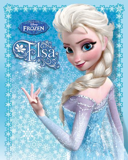 Холодное Сердце (Эльза) / Frozen (Elsa) (ps-002576) Постер/Плакат - Мини (40x50см)