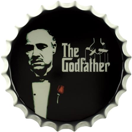 Крестный Отец (Роза) / The Godfather (ms-001697) Металлическая табличка - 35см (кришка)