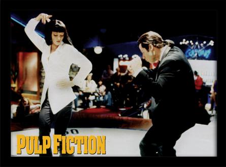 Криминальное Чтиво (Танец) / Pulp Fiction (Dance) (pat-002803) Картина (в раме)