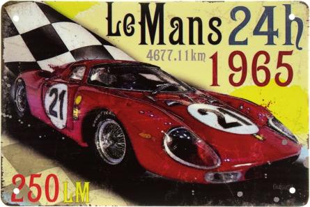 Le Mans 1965 (ms-001943) Металлическая табличка - 20x30см