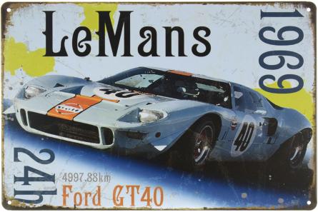 Le Mans 1969 (ms-001429) Металева табличка - 20x30см