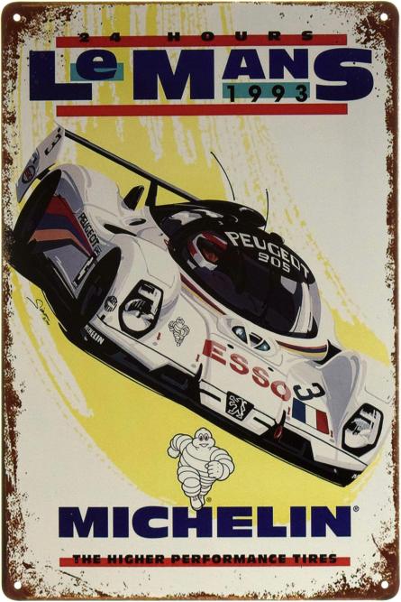 Le Mans 1993 (ms-002210) Металева табличка - 20x30см