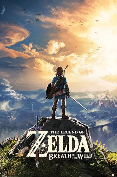 Легенда Про Зельду: Дихання Дикої Природи (Захід) / The Legend Of Zelda: Breath Of The Wild (Sunset) (ps-00111) Постер/Плакат - Стандартний (61x91.5см)
