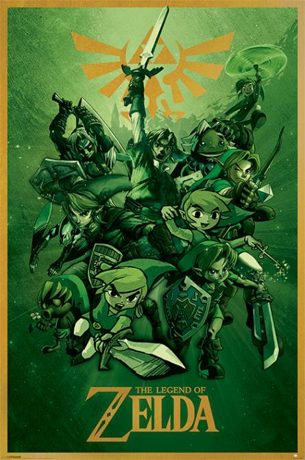 Легенда О Зельде (Линк) / The Legend Of Zelda (Link) (ps-001777) Постер/Плакат - Стандартный (61x91.5см)