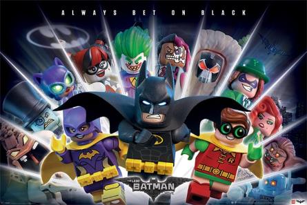 LEGO Бетмен (Always Bet On Black) (ps-0037) Постер/Плакат - Стандартний (61x91.5см)