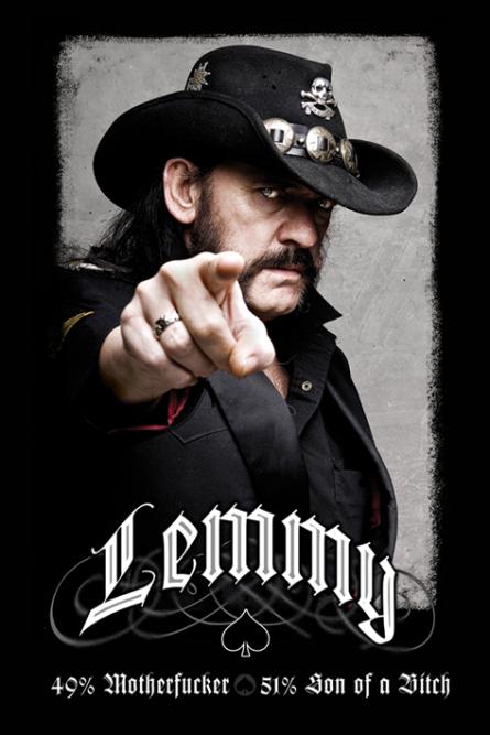 Леммі / Lemmy (49% Mofo) (ps-00771) Постер/Плакат - Стандартний (61x91.5см)