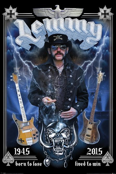 Lemmy (Commemorative) (ps-00277) Постер/Плакат - Стандартный (61x91.5см)