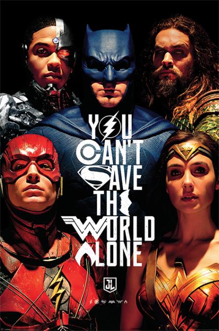 Лига Справедливости (Сохранить Мир) / Justice League Movie (Save The World) (ps-00230) Постер/Плакат - Стандартный (61x91.5см)
