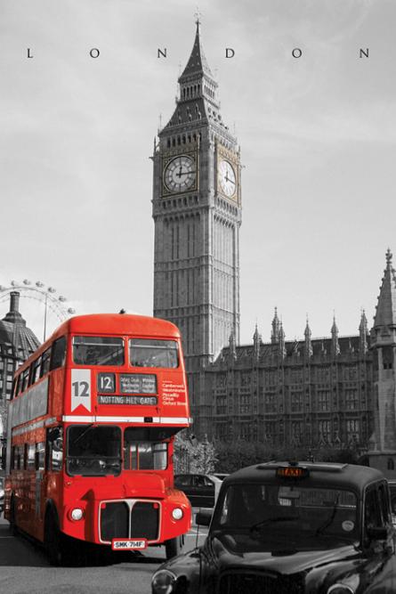 Лондон (Вестминстер) / London (Westminster) (ps-00154) Постер/Плакат - Стандартный (61x91.5см)