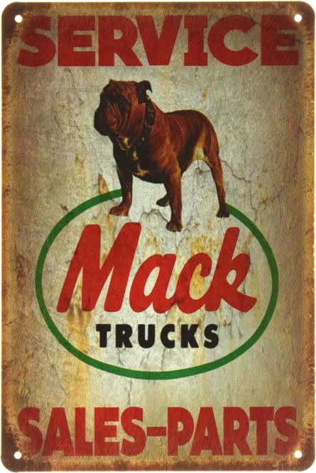 Mack Trucks (Service) (ms-002204) Металлическая табличка - 20x30см