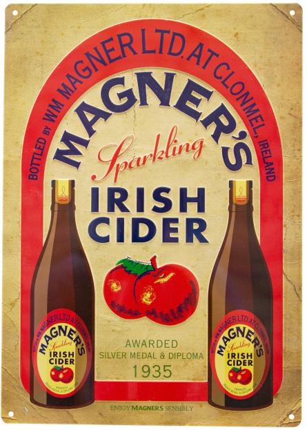 Магнерс (Ірландський Сидр) / Magners (Irish Cider 1935) (ms-002086) Металева табличка - 30х42см