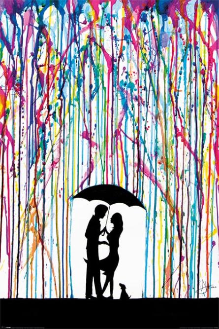 Марк Алланте (Кольоровий Дощ) / Marc Allante (Raining Colour)  (ps-00135) Постер/Плакат - Стандартний (61x91.5см)