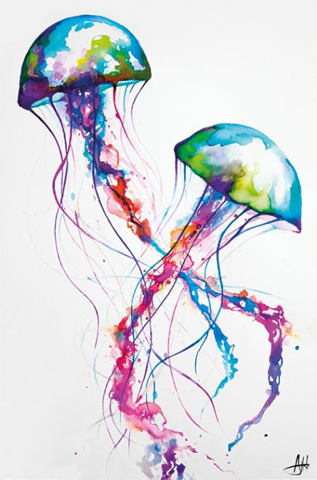 Марк Алланте (Медуза) / Marc Allante (Jellyfish) (ps-002115) Постер/Плакат - Стандартний (61x91.5см)