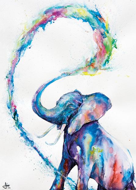 Марк Алланте (Слон) / Marc Allante (Elephant) (ps-001483) Постер/Плакат - Мега (100x140см)