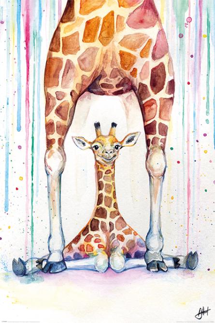Марк Алланте (Чудові Жирафи) / Marc Allante (Gorgeous Giraffes) (ps-001748) Постер/Плакат - Стандартний (61x91.5см)