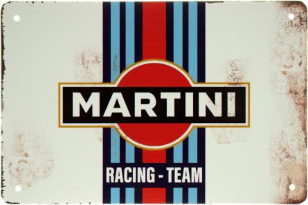 Мартини / Martini (Racing - Team) (ms-001950) Металлическая табличка - 20x30см