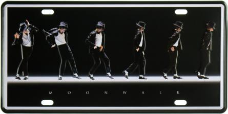 Майкл Джексон (Місячна Хода) / Michael Jackson (Moonwalk) (ms-001851) Металева табличка - 15x30см