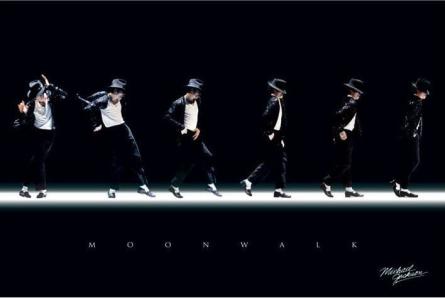 Майкл Джексон (Лунная Походка) / Michael Jackson (Moonwalk) (ps-0056) Постер/Плакат - Стандартный (61x91.5см)