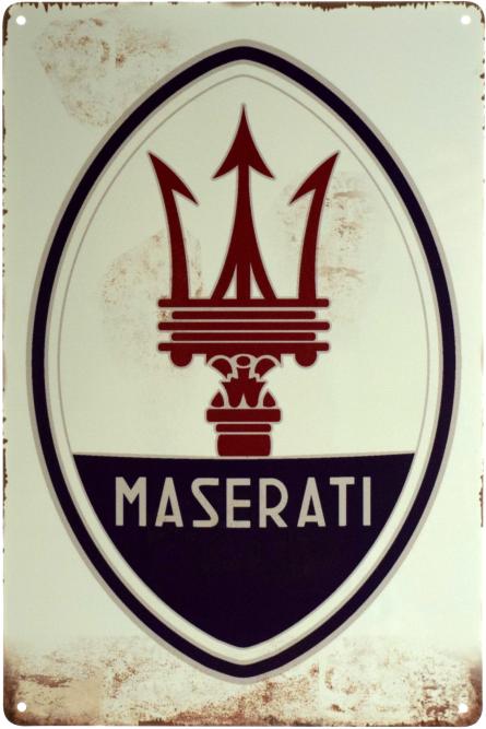 Мазераті / Maserati (ms-003124) Металева табличка - 20x30см