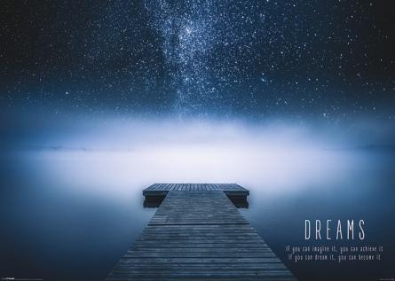 Мечты / Dreams (ps-001482) Постер/Плакат - Мега (100x140см)