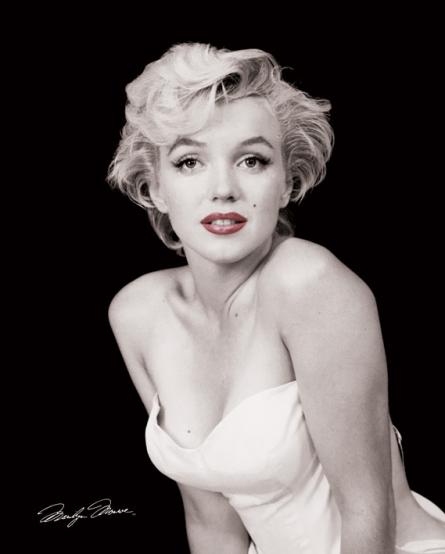 Мэрилин Монро (Красные Губы) / Marilyn Monroe (Red Lips) (ps-001799) Постер/Плакат - Мини (40x50см)