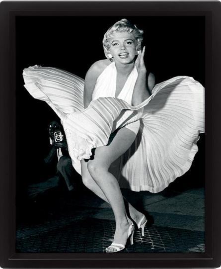 Мэрилин Монро (Семь Лет Желания) / Marilyn Monroe (Seven Year Itch) (pat-103305) Картина (3д)