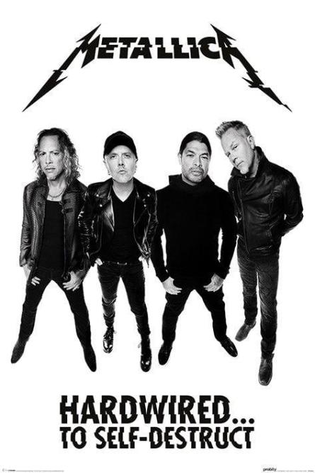 Metallica (Hardwired Band) (ps-0036) Постер/Плакат - Стандартний (61x91.5см)