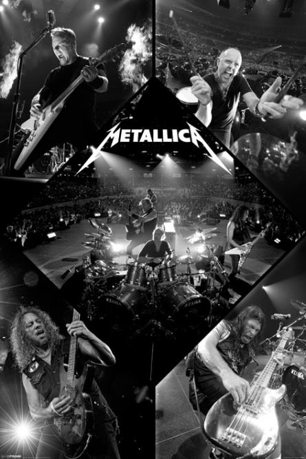 Metallica (Live) (ps-00303) Постер/Плакат - Стандартный (61x91.5см)