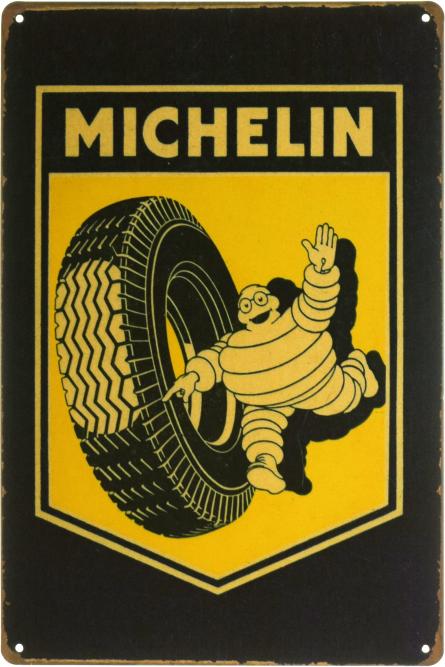 Мішлен / Michelin (ms-001915) Металева табличка - 20x30см