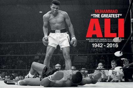 Мухаммед Алі / Muhammad Ali Commemorative (Ali v Liston) (ps-0034) Постер/Плакат - Стандартний (61x91.5см)