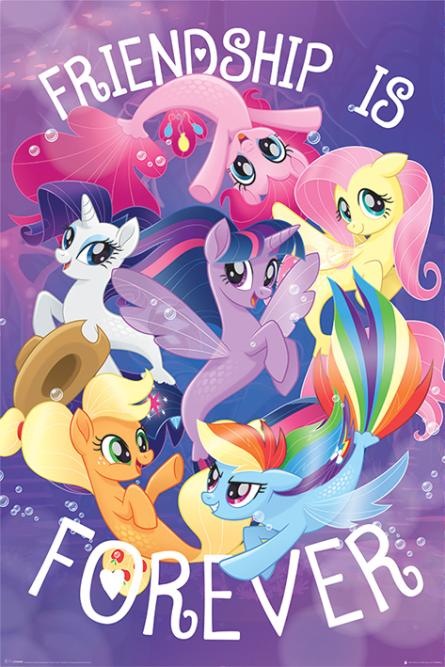 Мой Маленький Пони (Дружба Навсегда) / My Little Pony Movie (Friendship is Forever) (ps-00235) Постер/Плакат - Стандартный (61x91.5см)