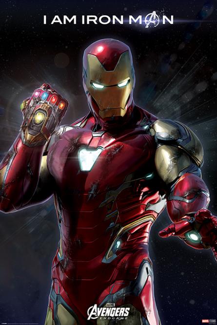 Месники: Фінал (Я Залізний Людина) / Avengers: Endgame (I Am Iron Man) (ps-001449) Постер/Плакат - Стандартний (61x91.5см)