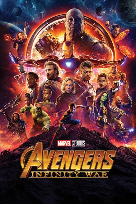 Месники: Війна Нескінченності / Avengers: Infinity War (One Sheet) (ps-00758) Постер/Плакат - Стандартний (61x91.5см)