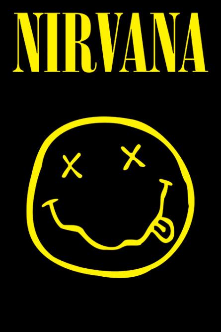 Nirvana (Smiley) (ps-00760) Постер/Плакат - Стандартный (61x91.5см)