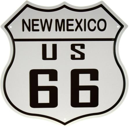 Нью-Мексико (США 66) / New Mexico (US 66) (ms-001329) Металева табличка - 30x30см