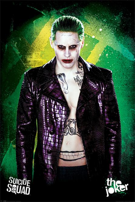 Загін Самогубців (Джокер) / Suicide Squad (The Joker) (ps-00272) Постер/Плакат - Стандартний (61x91.5см)