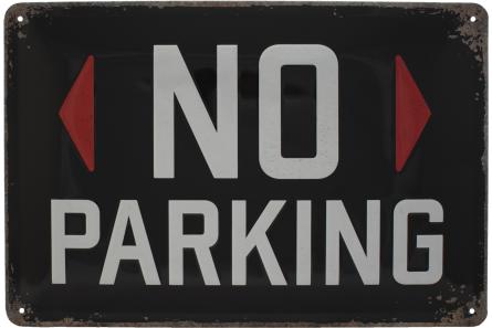 Парковка Заборонена / No Parking (ms-00985) Металева табличка - 20x30см