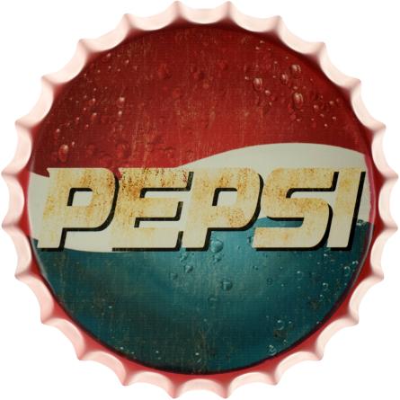 Pepsi (Laguna) (ms-001710) Металлическая табличка - 35см (кришка)