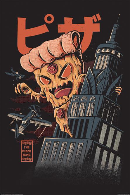 Піца Конг / Ilustrata (Pizza Kong) (ps-002778) Постер/Плакат - Стандартний (61x91.5см)