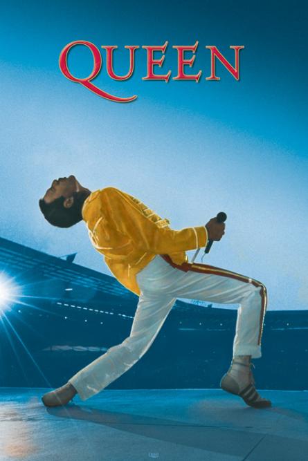 Queen (Live at Wembley) (ps-001738) Постер/Плакат - Стандартний (61x91.5см)