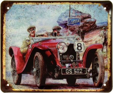 Riley MPH (RAC Tourist Trophy 1933) (ms-002420) Металлическая табличка - 18x22см