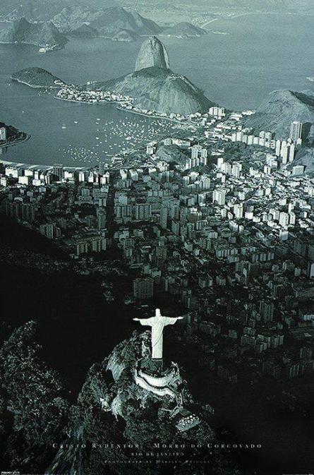 Ріо-де-Жанейро / Rio de Janeiro (ps-00119) Постер/Плакат - Стандартний (61x91.5см)
