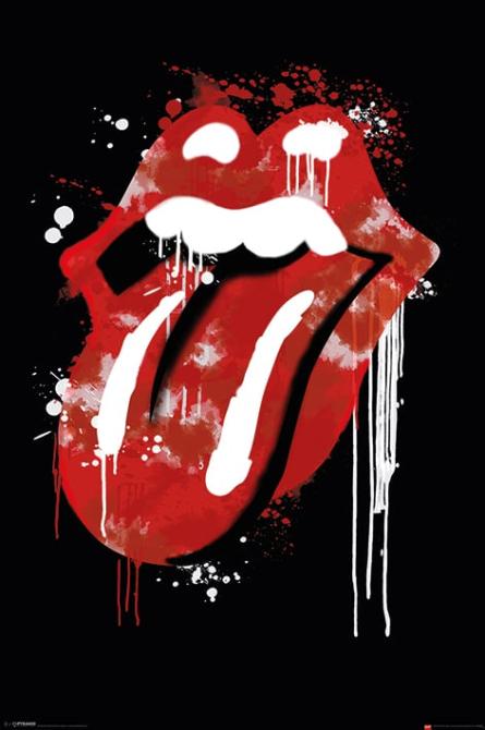 The Rolling Stones (Graffiti Lips) (ps-0065) Постер/Плакат - Стандартный (61x91.5см)