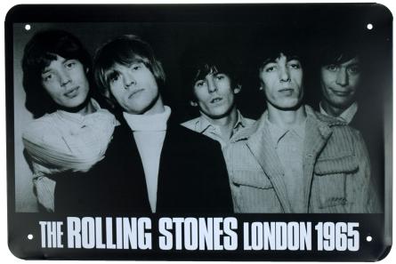 The Rolling Stones (London, 1965) (ms-00400) Металлическая табличка - 20x30см