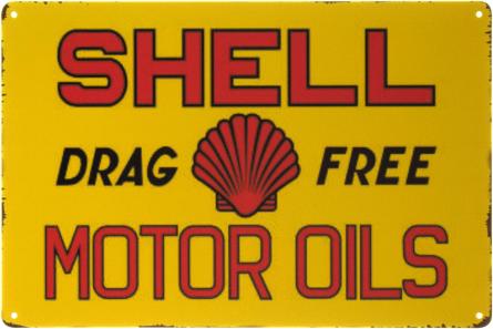 Shell (Drag Free) (ms-002439) Металева табличка - 20x30см
