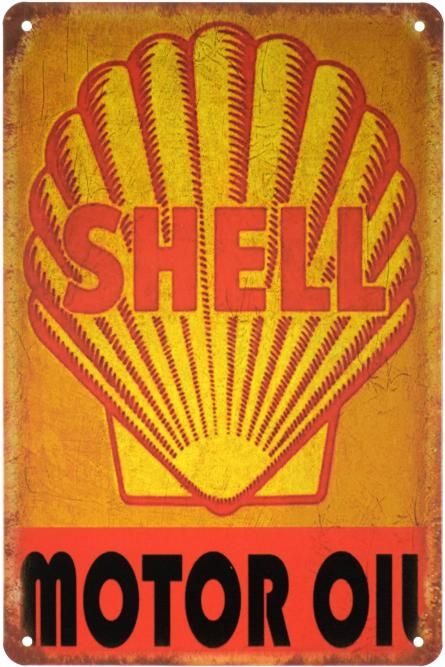 Shell (Motor Oil) (ms-001615) Металева табличка - 20x30см