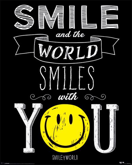 Smiley (World Smiles WIth You) (ps-002141) Постер/Плакат - Мини (40x50см)